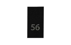 р056пч 56 - размерник - черный (уп.200 шт) купить по цене 120.75 руб - в интернет-магазине Веллтекс | Хабаровск
