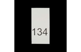 р134пб 134 - размерник - белый (уп.200 шт) купить по цене 81.9 руб - в интернет-магазине Веллтекс | Хабаровск
