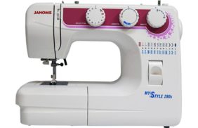 бытовая швейная машина janome my style 280s купить по доступной цене - в интернет-магазине Веллтекс | Хабаровск
